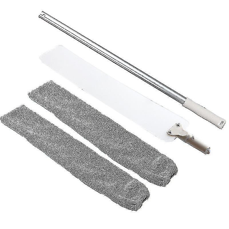 Duster, cepillo de polvo largo ajustable y 2 tela lavables