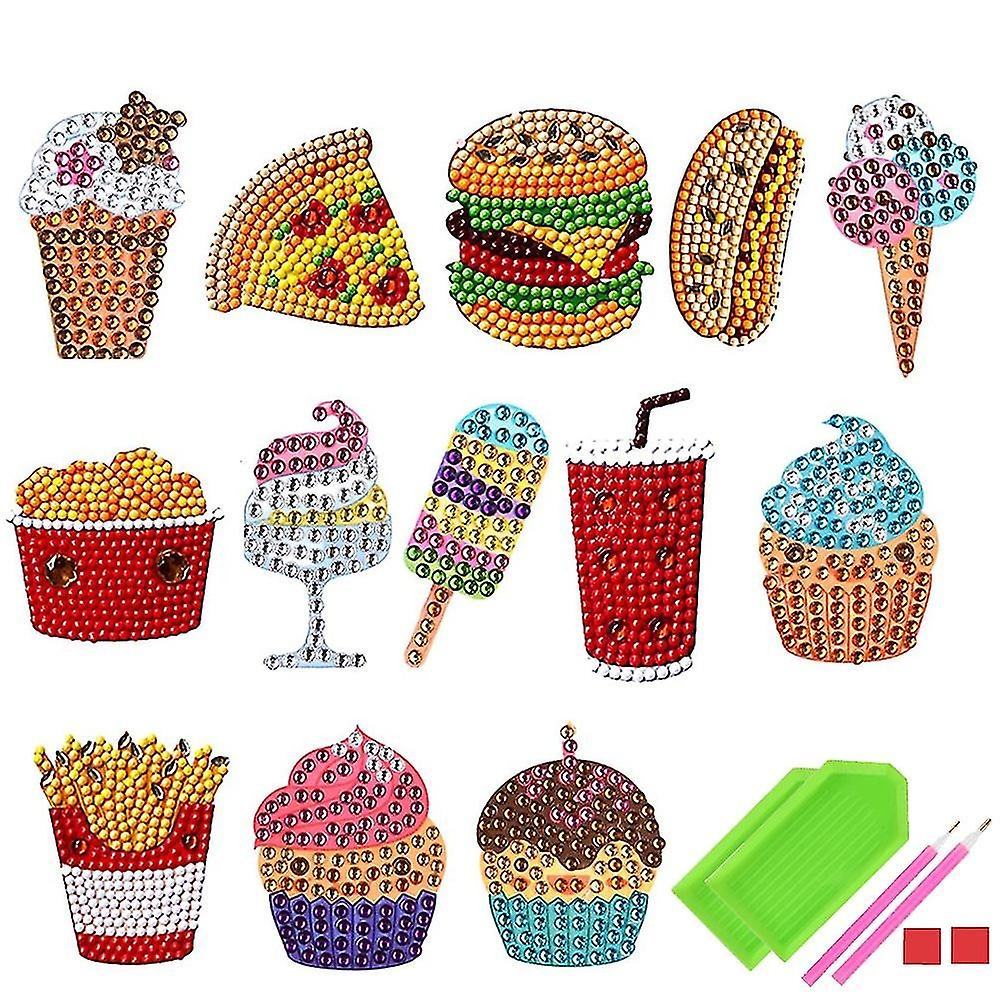 5d Diamond Painting Sticker Set , Diy Kit For Notebook, Cup, Gift