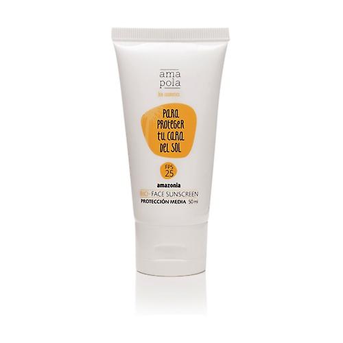 Amazon facial sunscreen SPF 25 50 ml of cream
