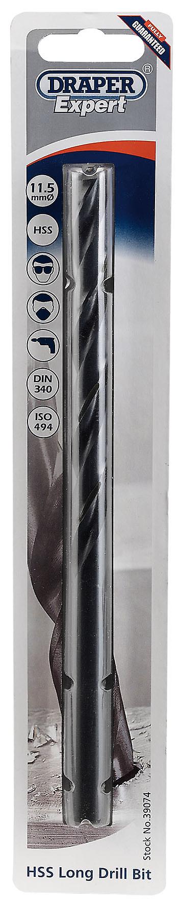 Draper 39074 Expert 11.5 x 195mm HSS Extra Long Drill Bit