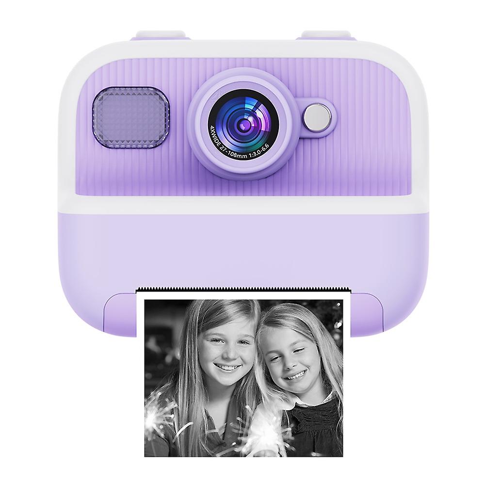 Caméra d’impression thermique M8 à double caméra violette + 32 Go