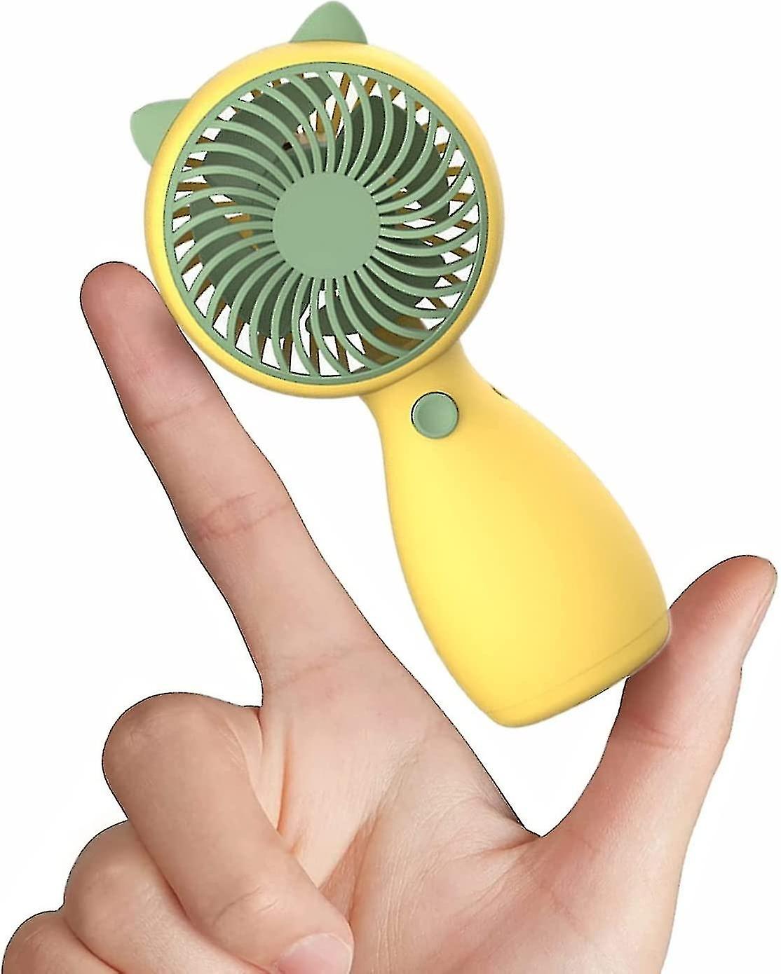 Handheld Mini Fan, Portable Usb Rechargeable Fan, Pocket Desktop Silent Handheld Fan