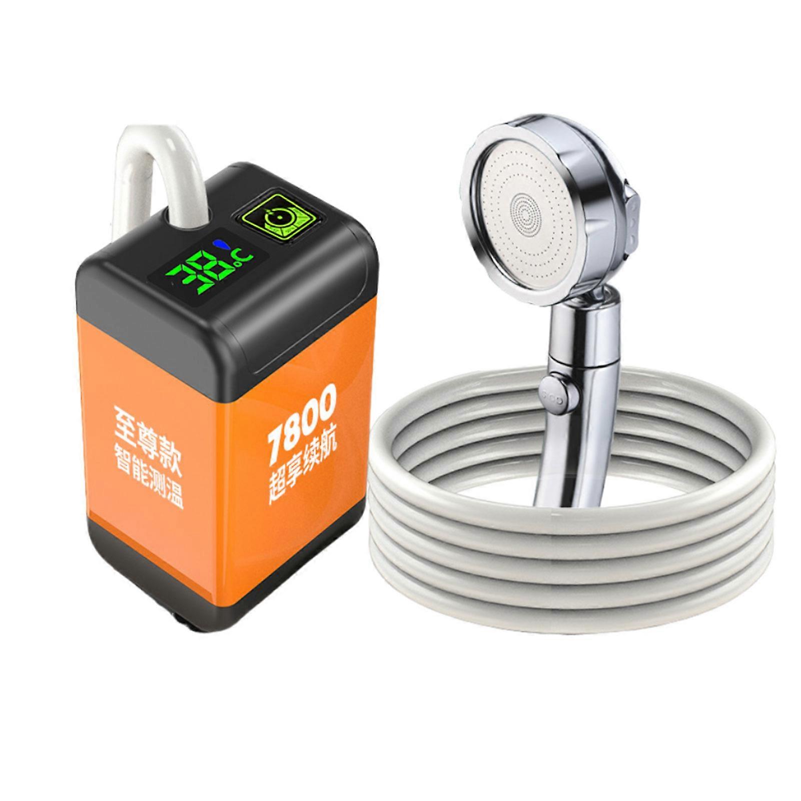 pompe de douche de camping portable dortoir douche électrique simple pour le camping en plein air