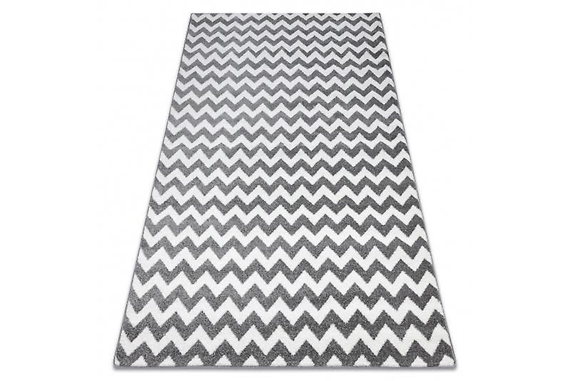 Carpet SKETCH - F561 grey/white - Zigzag
