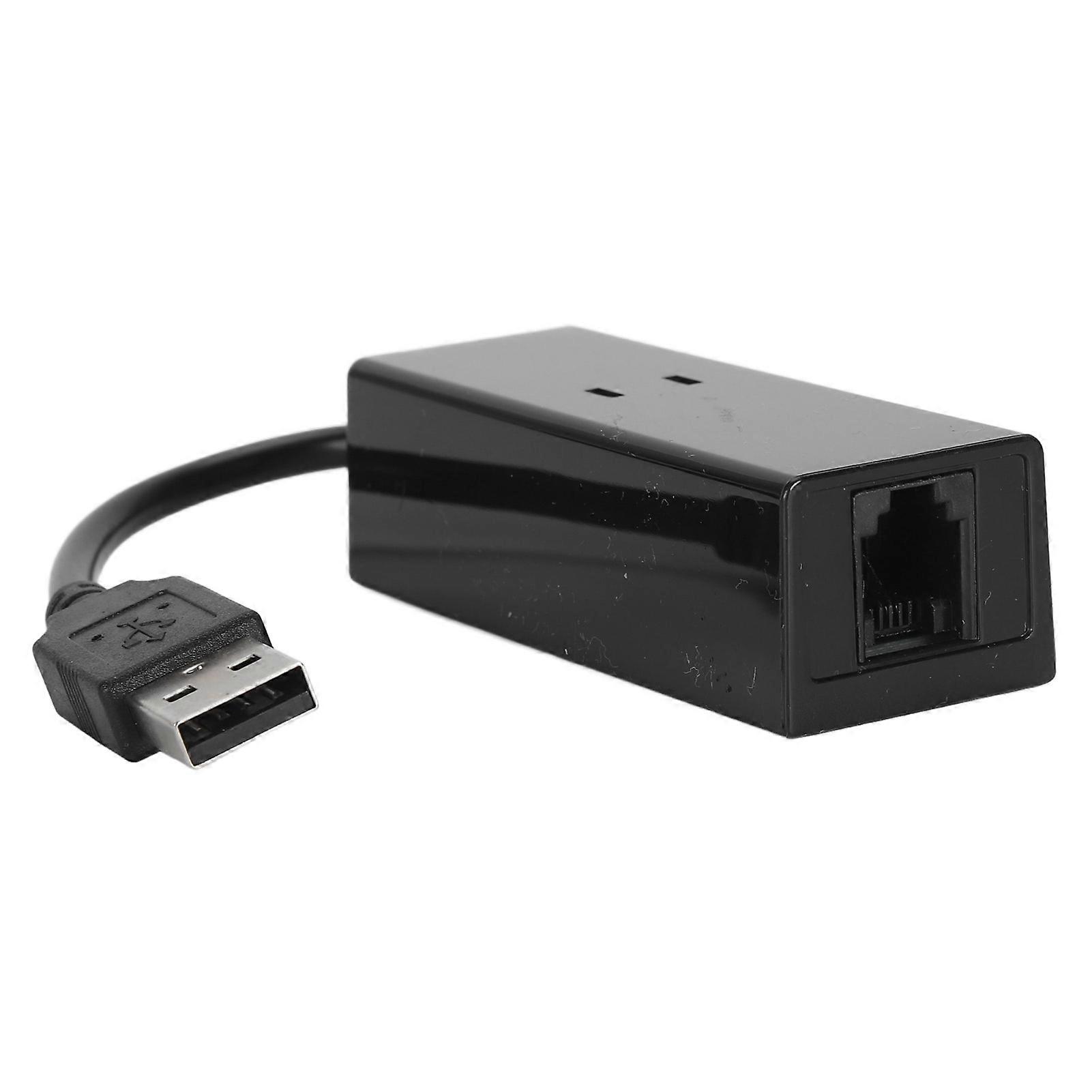 USB 56K ekstern oppringt faksdatamodem Plug and Play datamaskin bærbar PC faksmodem for Windows 10 8 7 Vista XP for LINUX