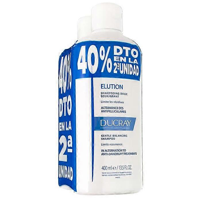 DUCRAY ELUCION 去屑再平衡洗发水二重奏 2 x 400 毫升