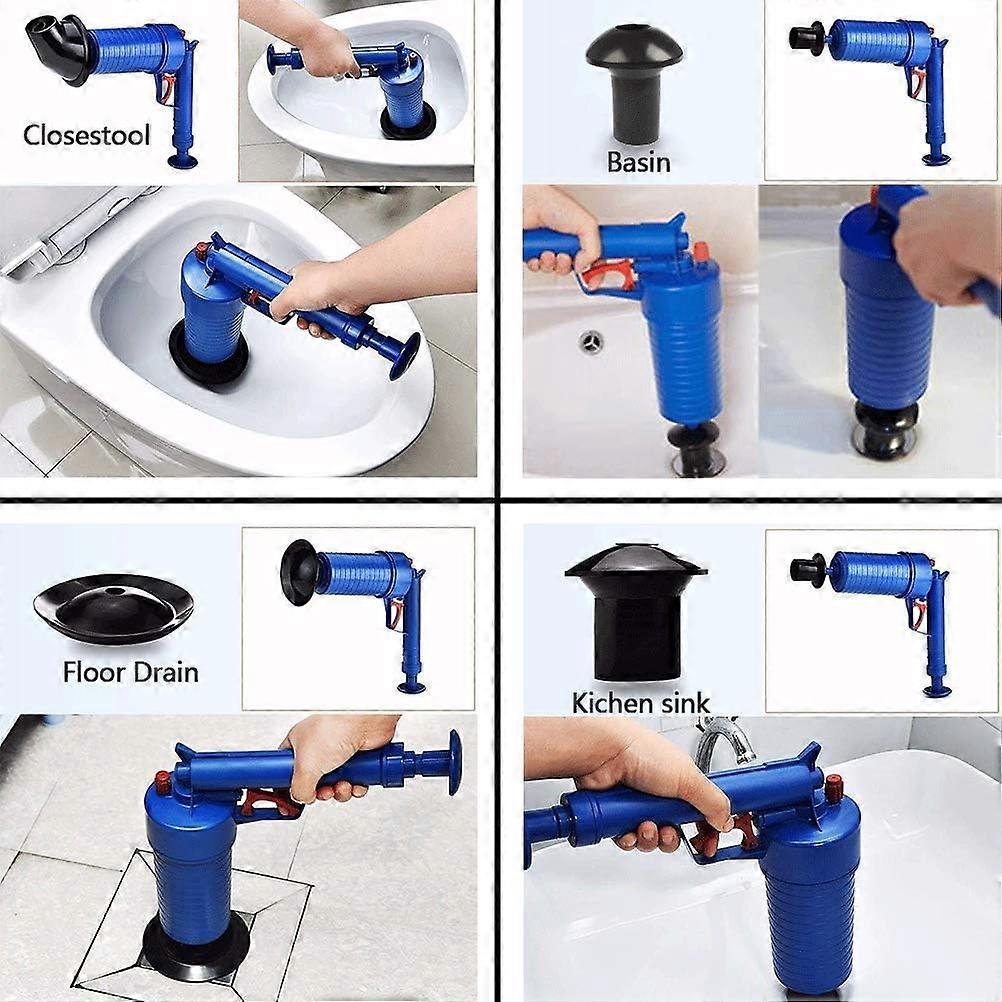 Compressed air drain unblocker, High pressure pump with 4 different ...