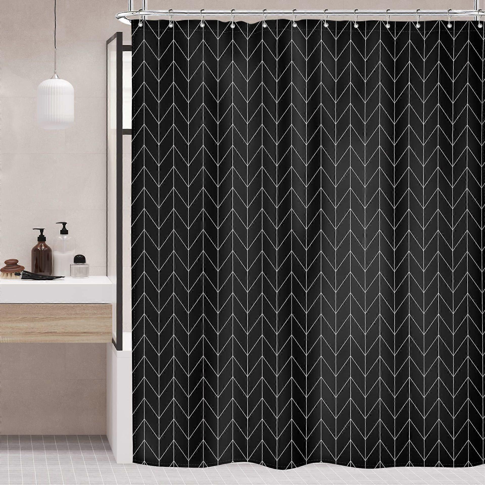 Mildew Resistant Shower Curtain, 180x180cm, Polyester