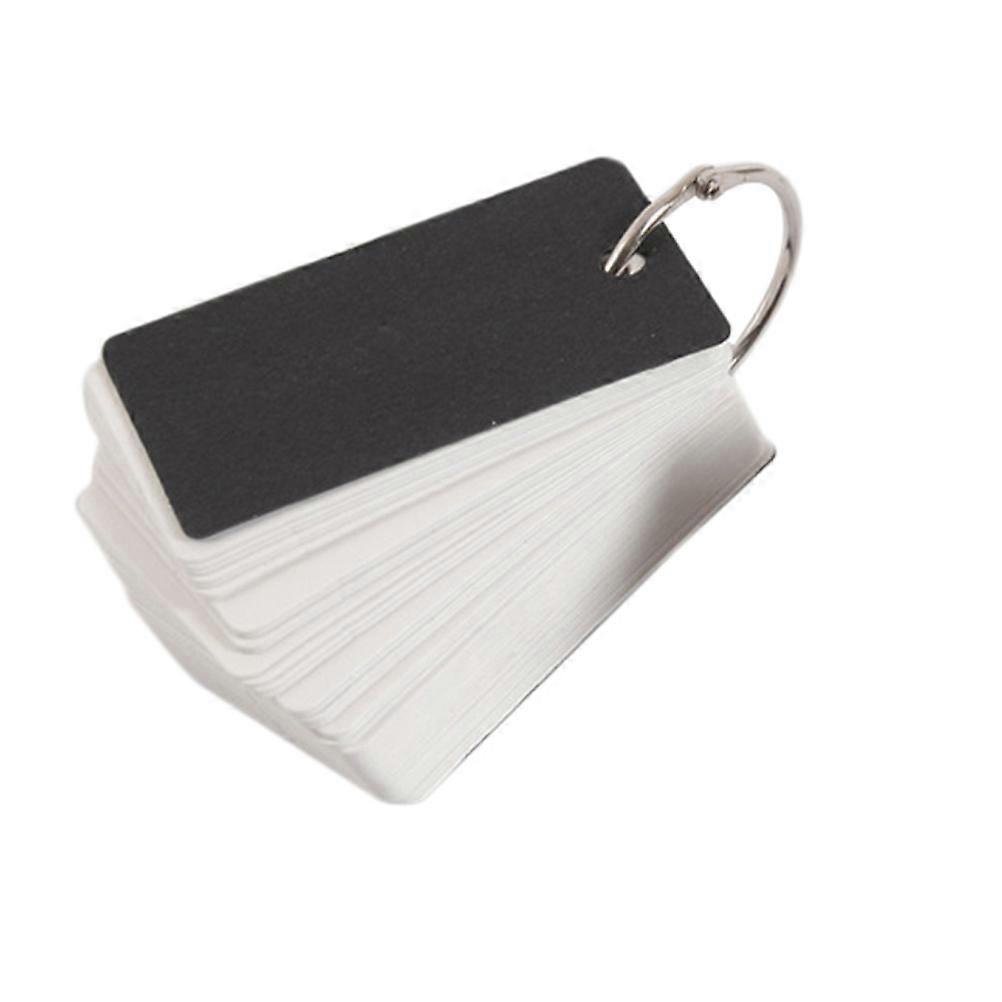 100 Pcs Mini Notepad Blank Flash Cards Mini Scratch Pad Note Cards Rings Flip Cards Studying Easy Flip Notepad