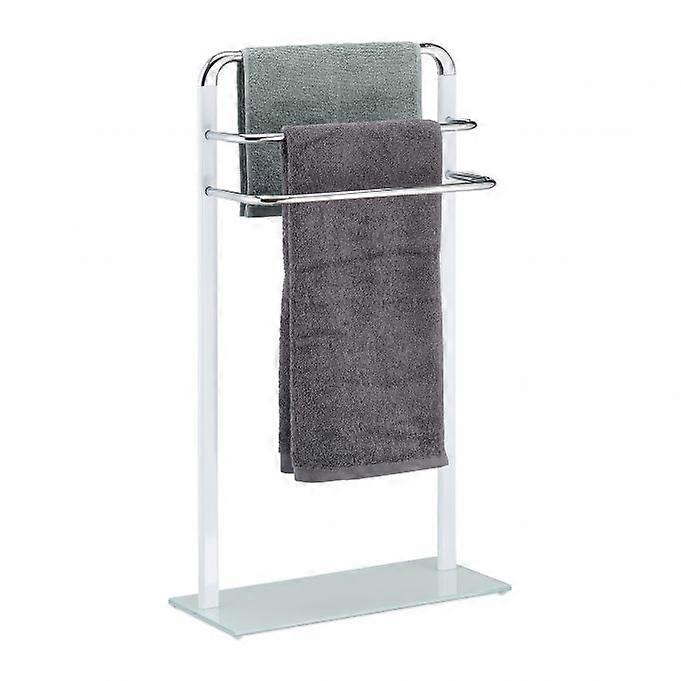 Handdukshängare frostat glas/krom