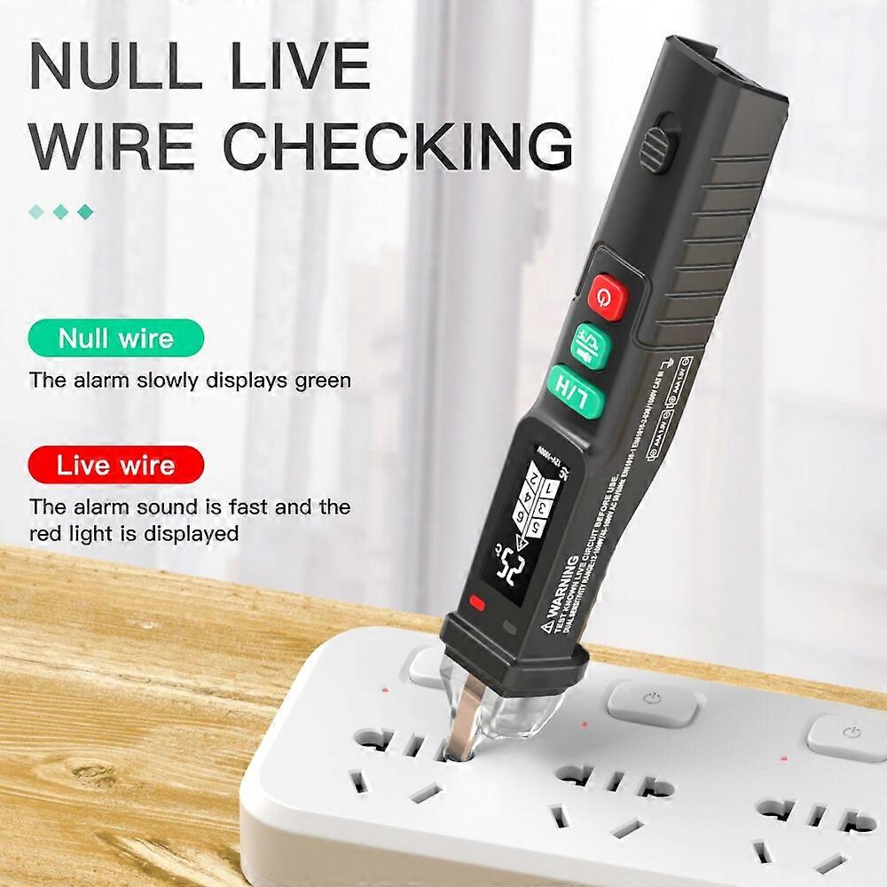 FY18D LCD Visual Smart AC Contactless Induction Voltage Detector Tester Pen Alarm Voltage Indicator Meter Electric Tester