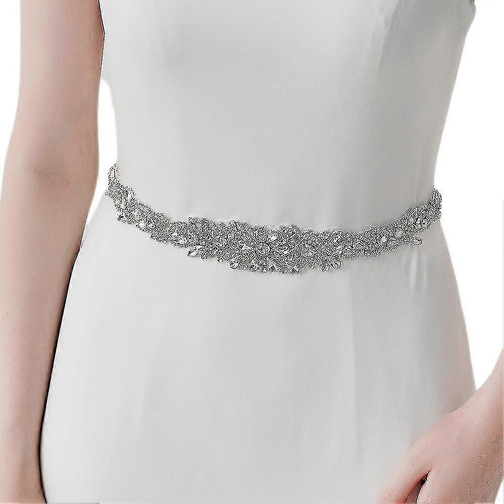 Luxury Marquise Rhinestone Hand Sewn Belt Bridal Wedding Girdle