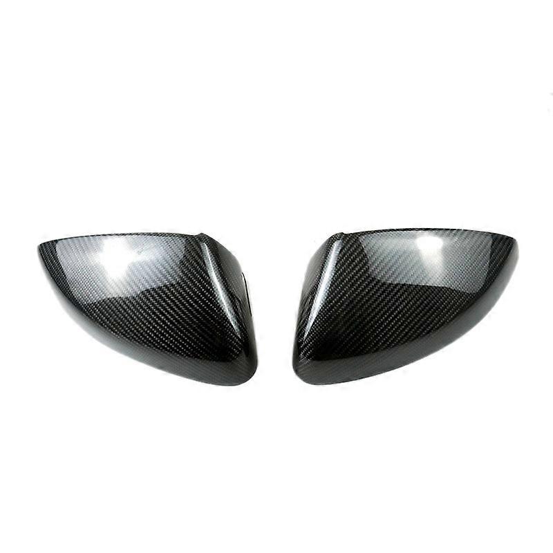 1 Pair Wing Rearview Side Mirror Cover Cap with Assit for - A3 S3 RS3 2014-2019