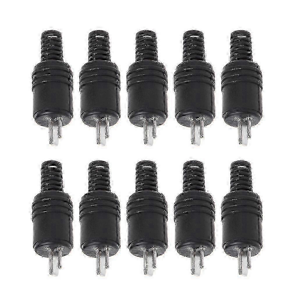 10 قطع 2pin الدين المتكلم ذكر التوصيل هيفي موصل المسمار المحطات موصل- Yvan