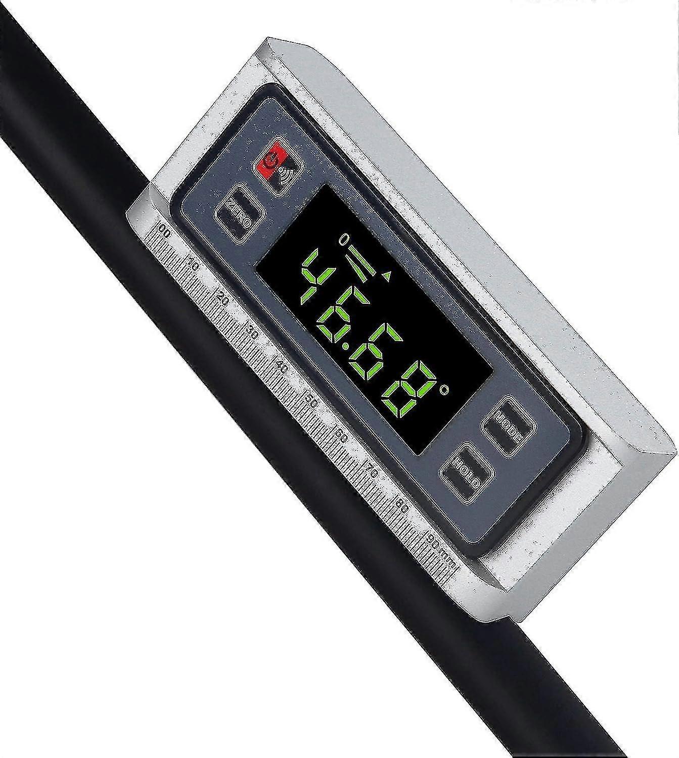 Inclinometer, Digital Protractor Angle Finder Level Bevel Box Inclinometer Magnetic V Groove 0~360 D
