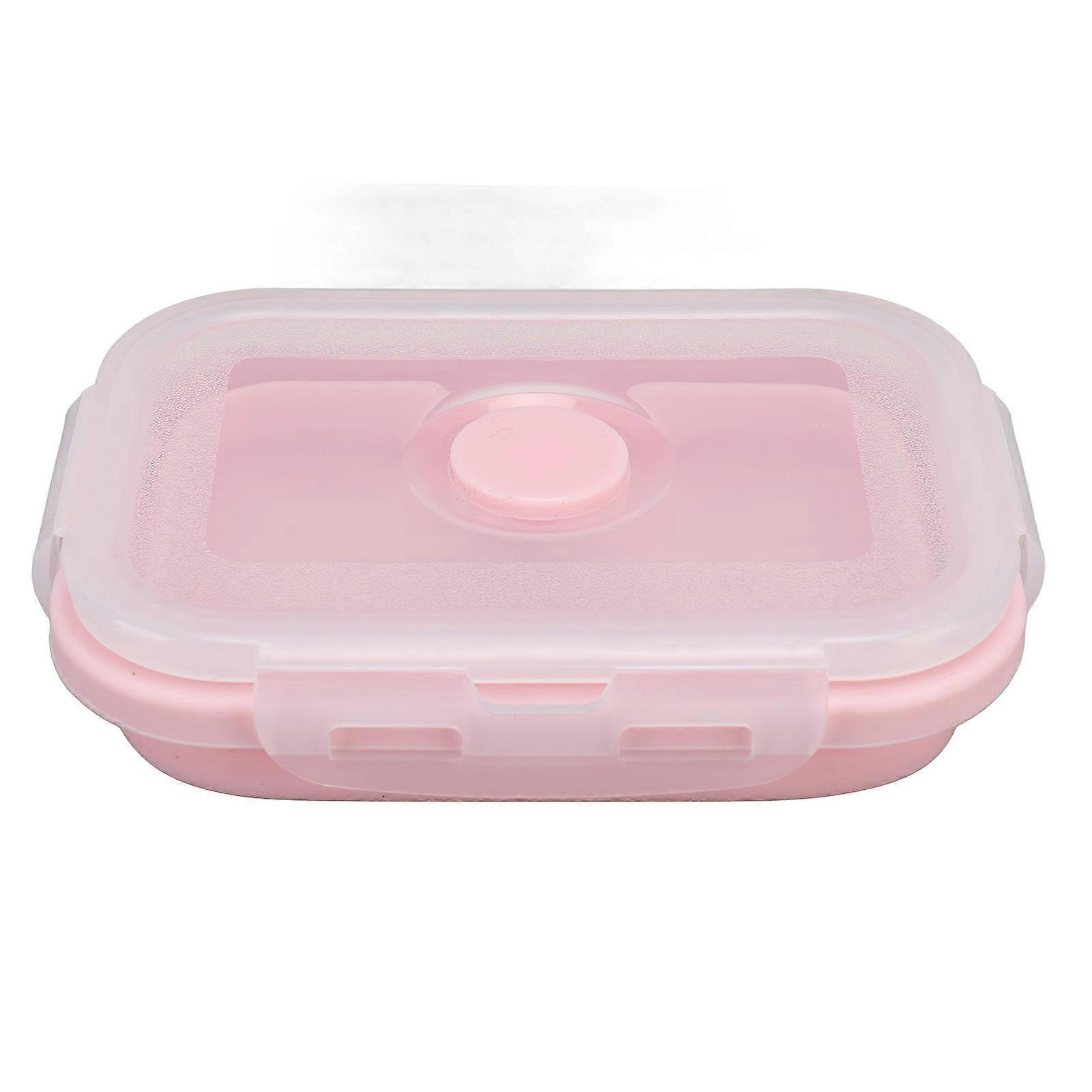 Collapsible Silicone Food Storage Container High Temperature Resistant Microwave Safe Lunch Box Environmental Friendly Bento Box