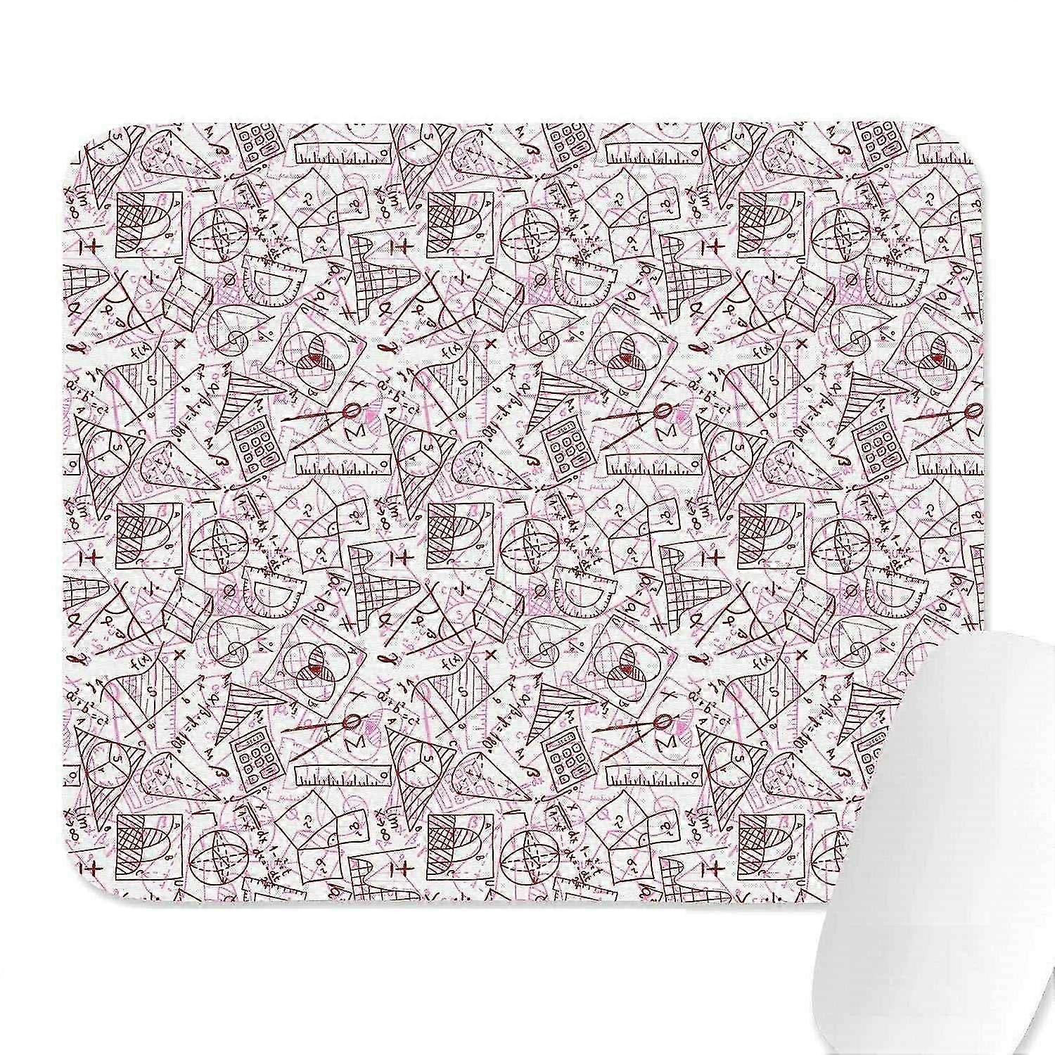 math equations physics geometry white trendy pads gaming unisex