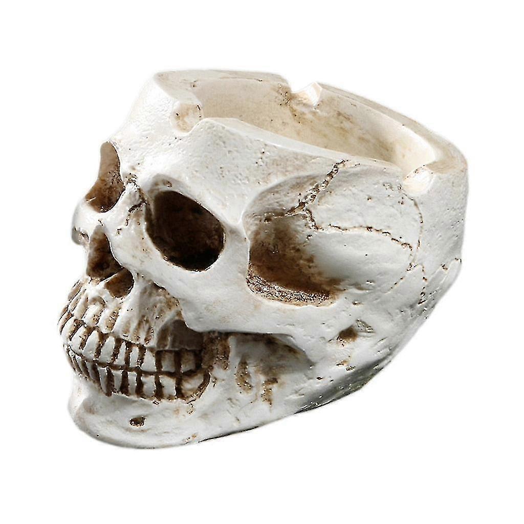 Skull Mini Car Ashtray (1pcs, White)