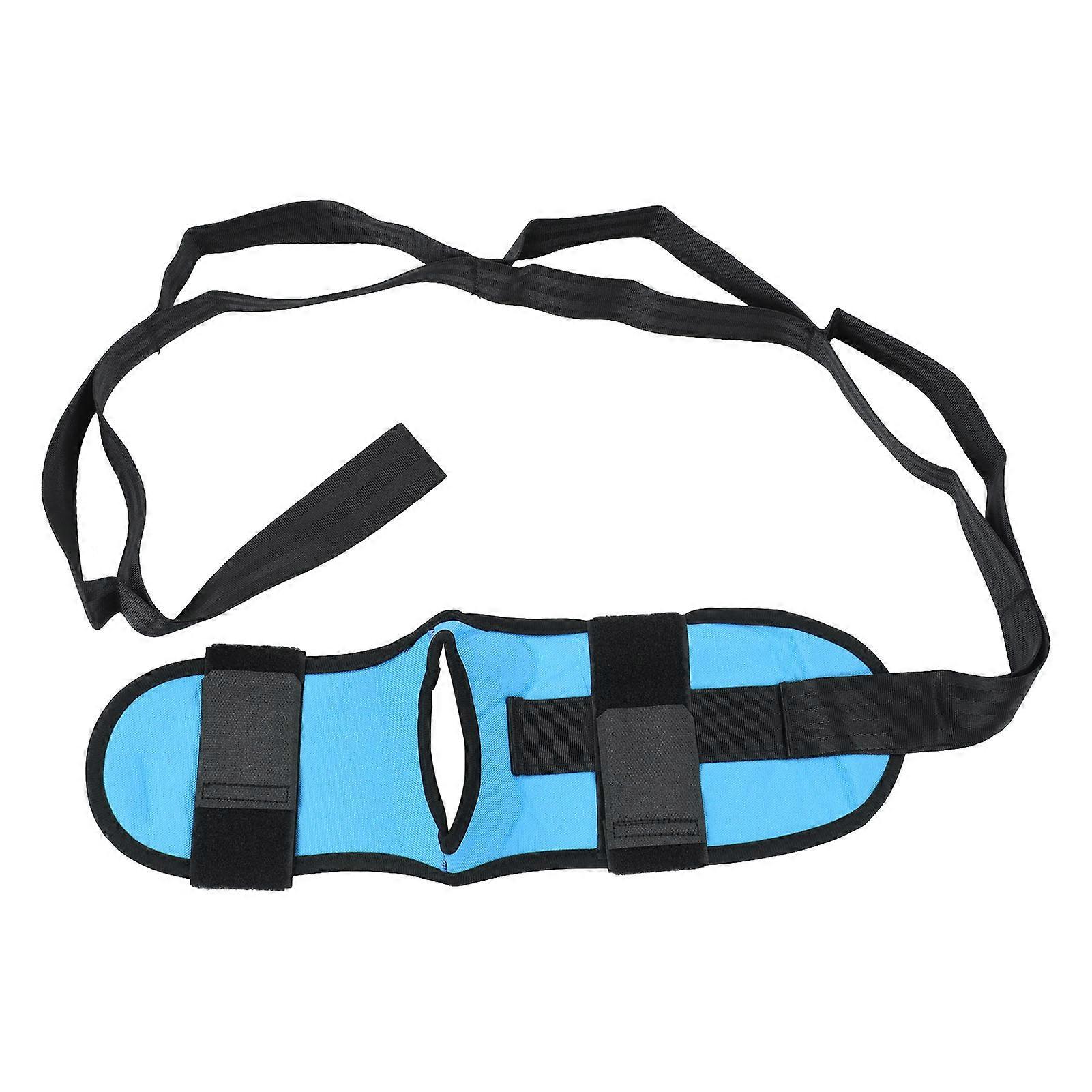 Leg Stretching Strap Muscle Relaxing High Elasticity Improve Flexibility Rehabilitation Foot Stretch Strap Blue