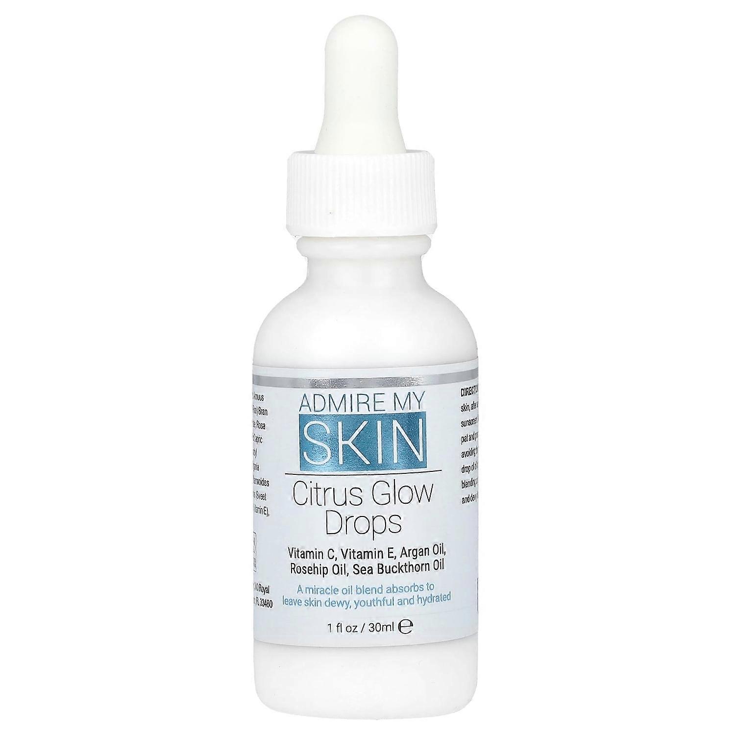 Admire My Skin, Citrus Glow Drops, 1 fl oz (30 ml)