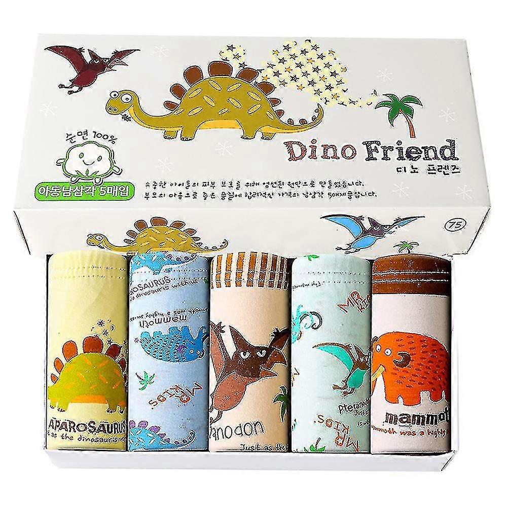 2-13 Anni Ragazzi 5-pack Intimo Mutandine Stampate Slip-Yvan