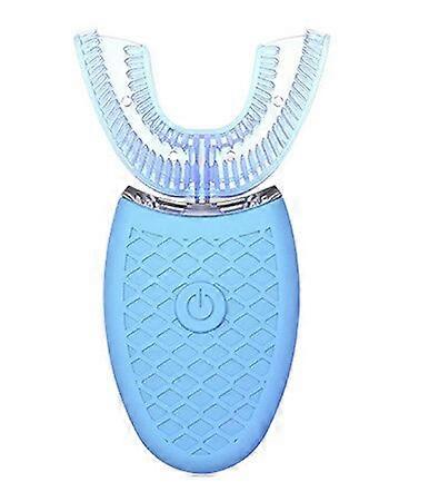 Wireless Electric Automatic Ultrasonic Tooth brush 360 Degrees Sonic Silicone U-shaped USB Rechargeable Toothbrush