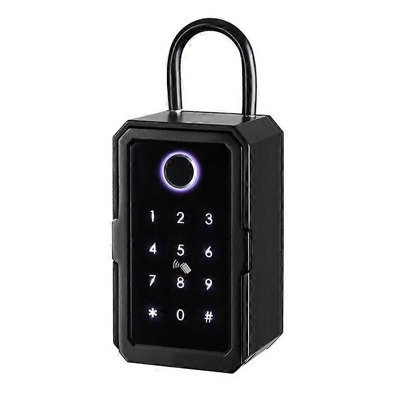 Smart Key Lock Box Ttlock Wifi Fechadura Eletronica Vandtæt vægbeslag Fingeraftryk Dørlås Sikkerhed Lockbox