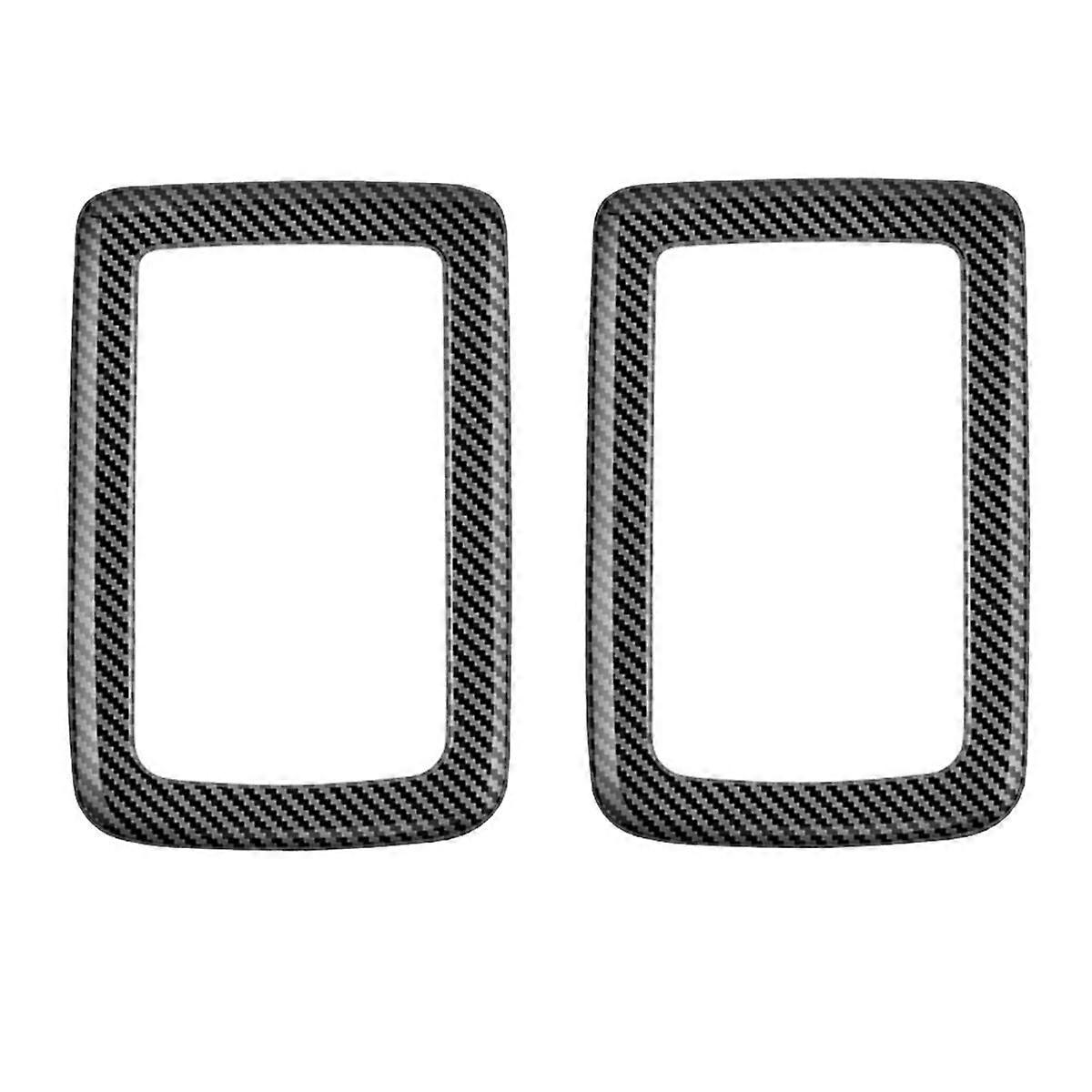 For Alphard 40 Series 2023+ Car Carbon Fiber Second Row Seat Slide Rail Adjustment Trim Frame