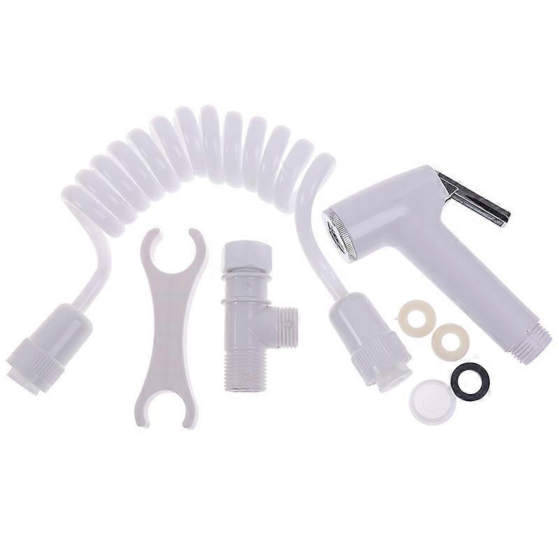 ABS Portable Bidet Sprayer Set Handheld Adapter Bracket Toilet Cleaning Tools