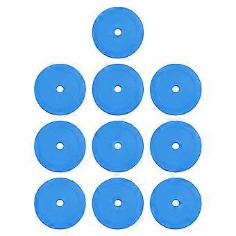 10Pcs Flat Cones Anti-Slip Training Spot Marker für Boxen Baseball Fußball Orange