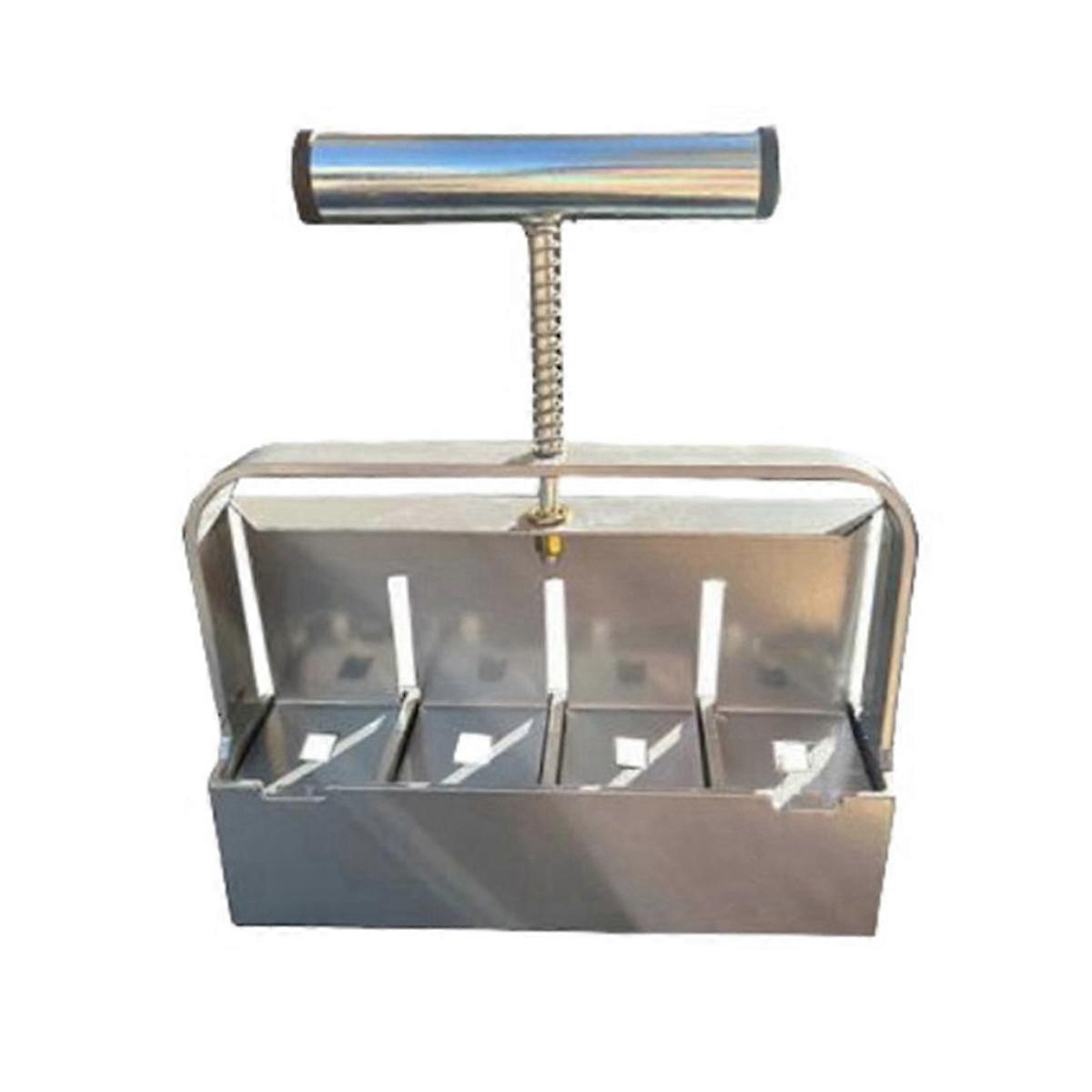 Handheld Seedling Soil Block Maker Böden Blockierungswerkzeug für Sämlinge Gewächshaus Gartenzubehör Silber