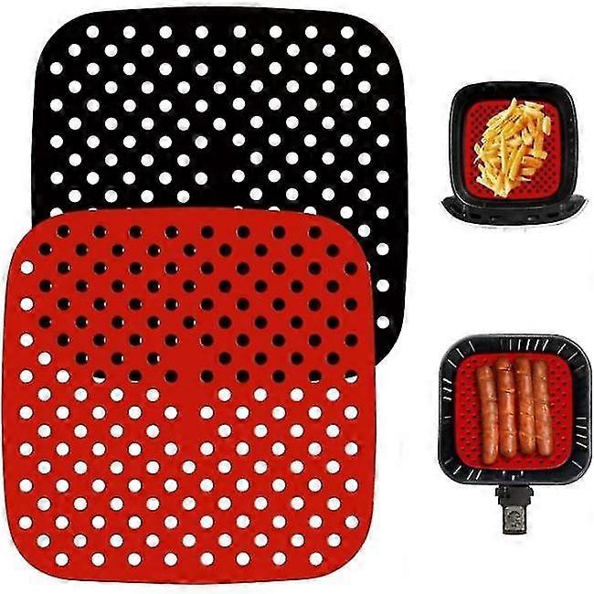 Airfryer silicone mat, waterproof perforated baking paper silicone