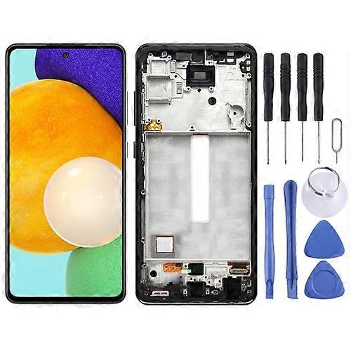 ORIG Super AMOLED LCD Screen for Samsung Galaxy A52 SM-A526(5G Version) Digitizer Full Assembly With Frame