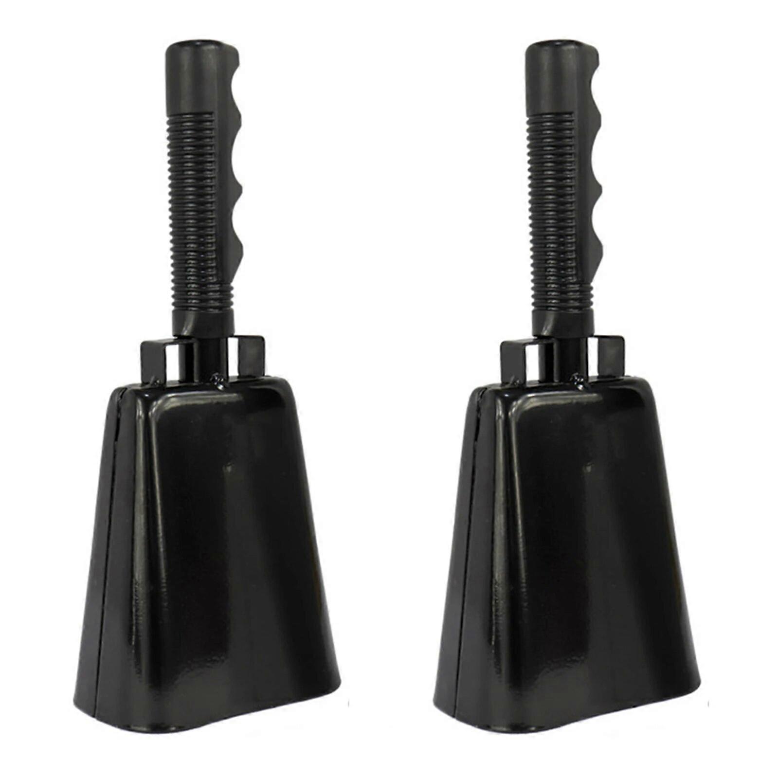 2 adet Kolu ile Çocuklar Bell LoudInstrument Parti Hediye Oyuncak Spor Etkinlikleri Tezahürat Futbol Oyunu Gürültü Yapıcı Çiftlik