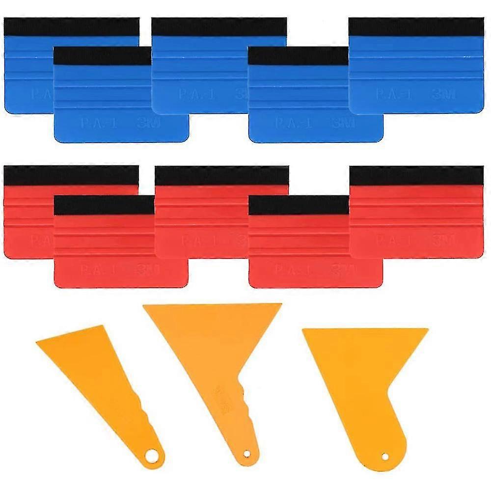 13 pezzi Felt Edge Squeegee Car Wrapping Tool Kit
