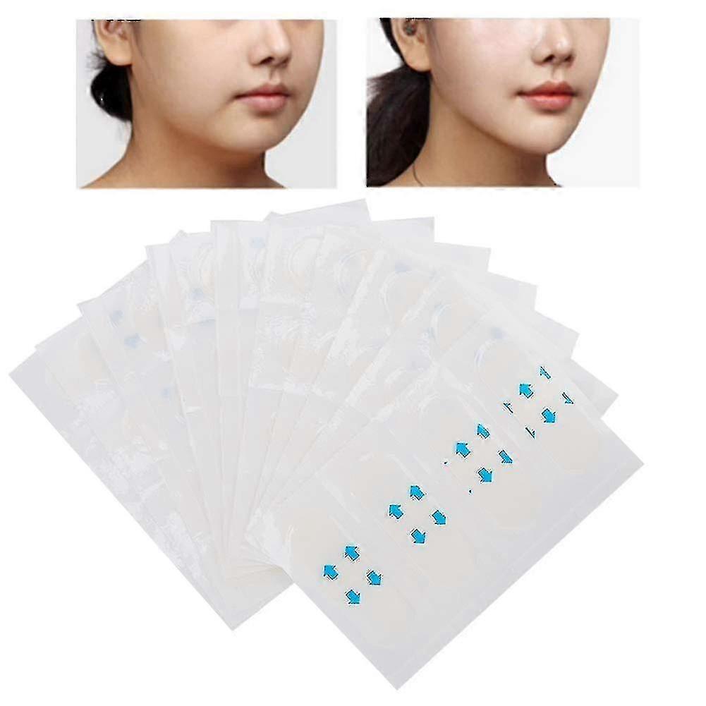 40pcs Facelifting Sticker, Face Lifting Tape, Invisible Lift Face Sticker Makeup Face Chin Lift Pads Face Thin Band Hy