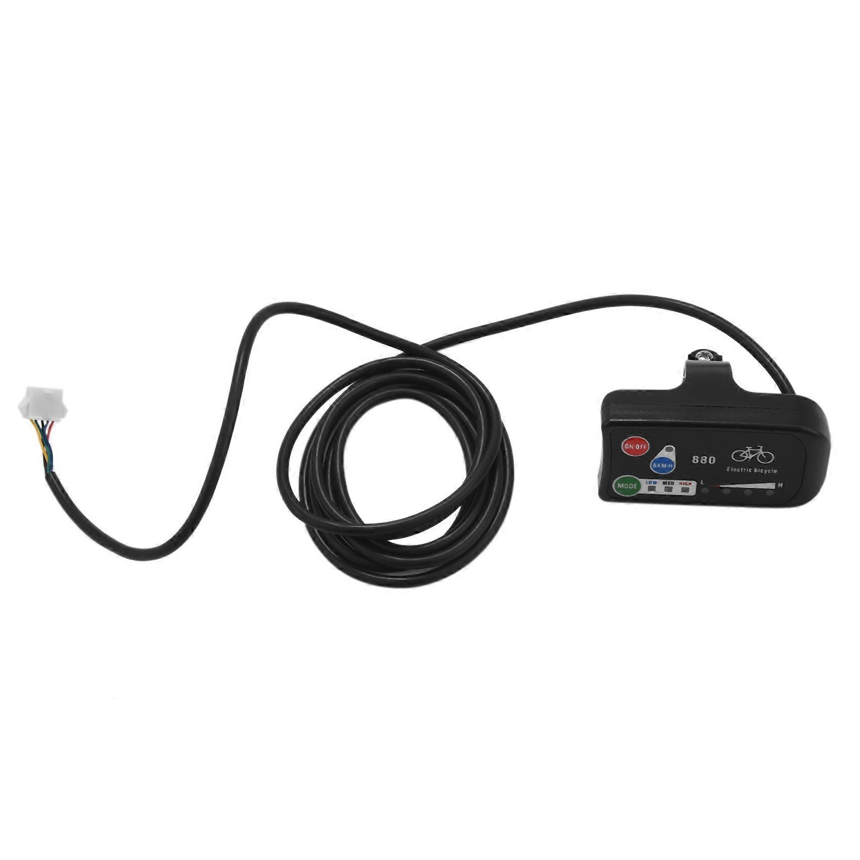 Electric Bicycle Display 24V 36V 48V Ebike Intelligent Control Panel Lcd Display LED880 Waterproof