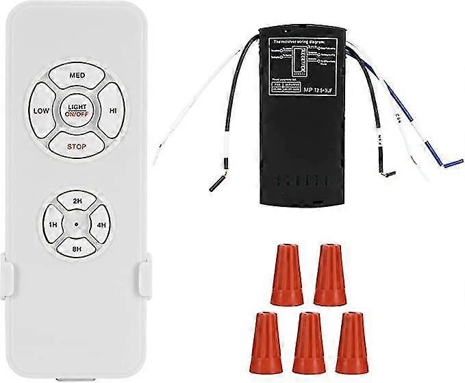 Ceiling Fan Remote Control Kit With Wireless Remote Control And Ceiling Fan Lamp Receiver Timing Switch