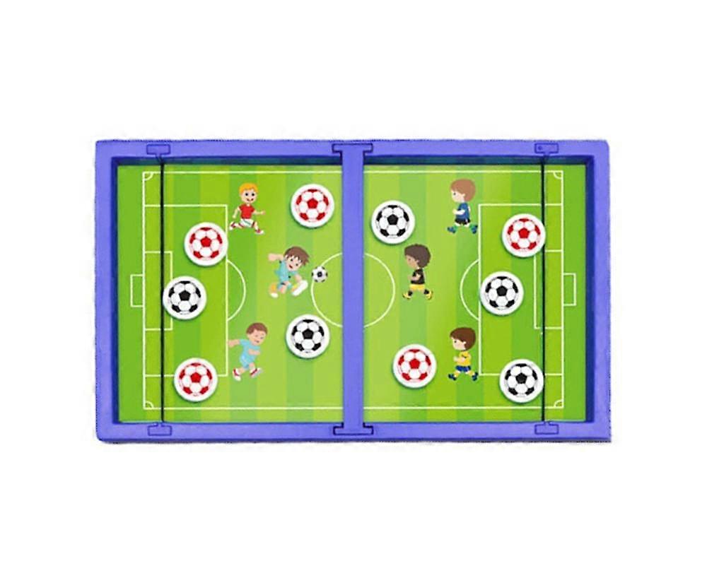 Sling Foosball Beginner-friendly Hand-eye Coordination Relieve Stress Sling Foosball Puck Game for Children - Blue
