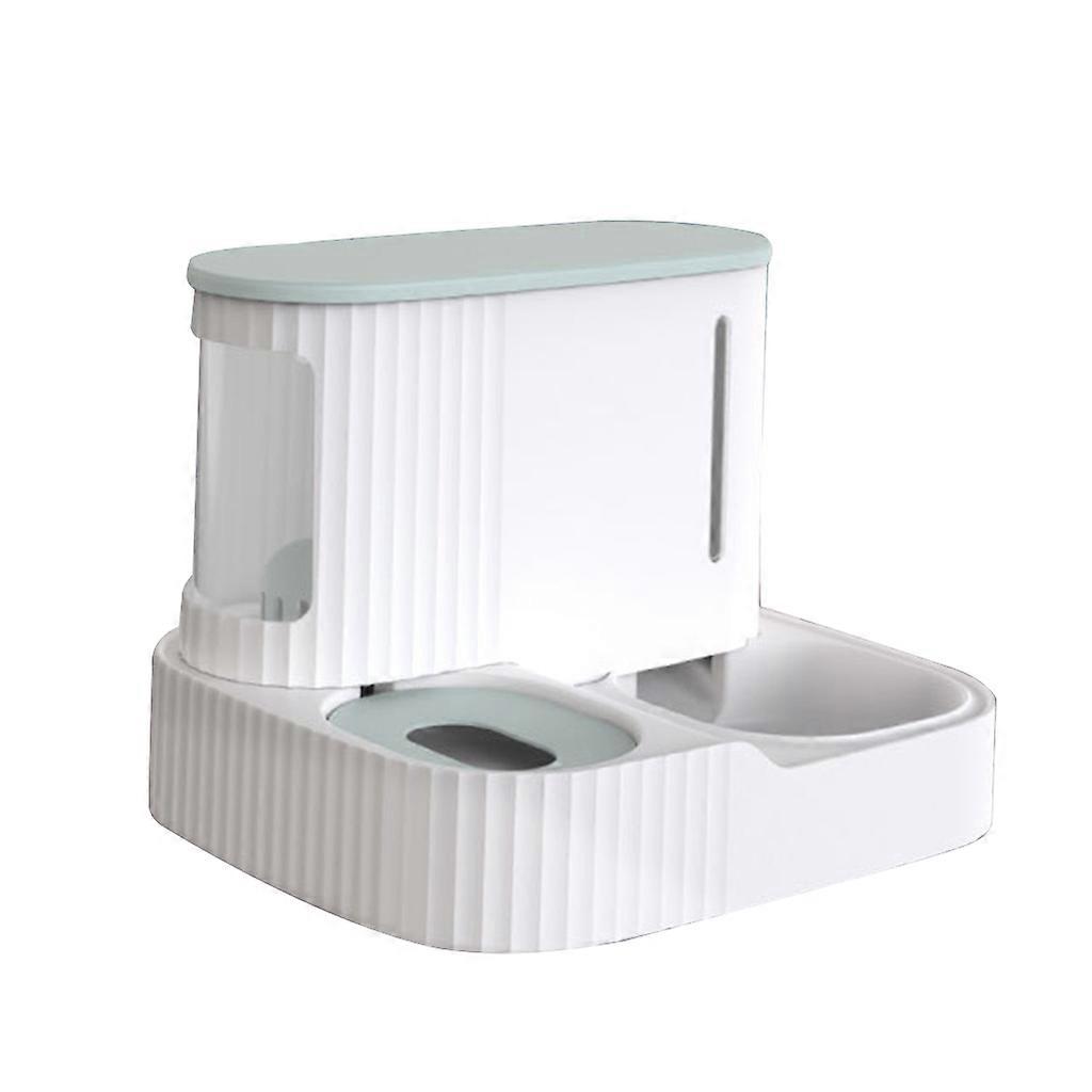 Automatischer Haustierfutterspender 2-in-1 mit großem Fassungsvermögen, einfach nachzufüllen