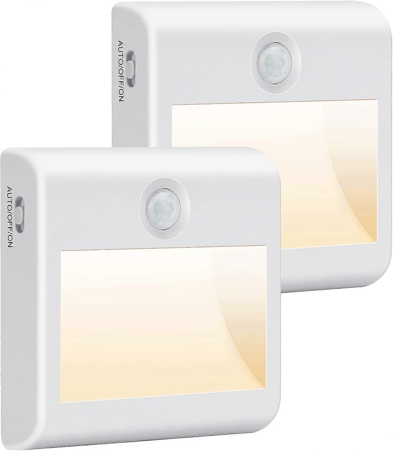 Battery Operated LED Night Light [2 Pack]with Motion Sensor