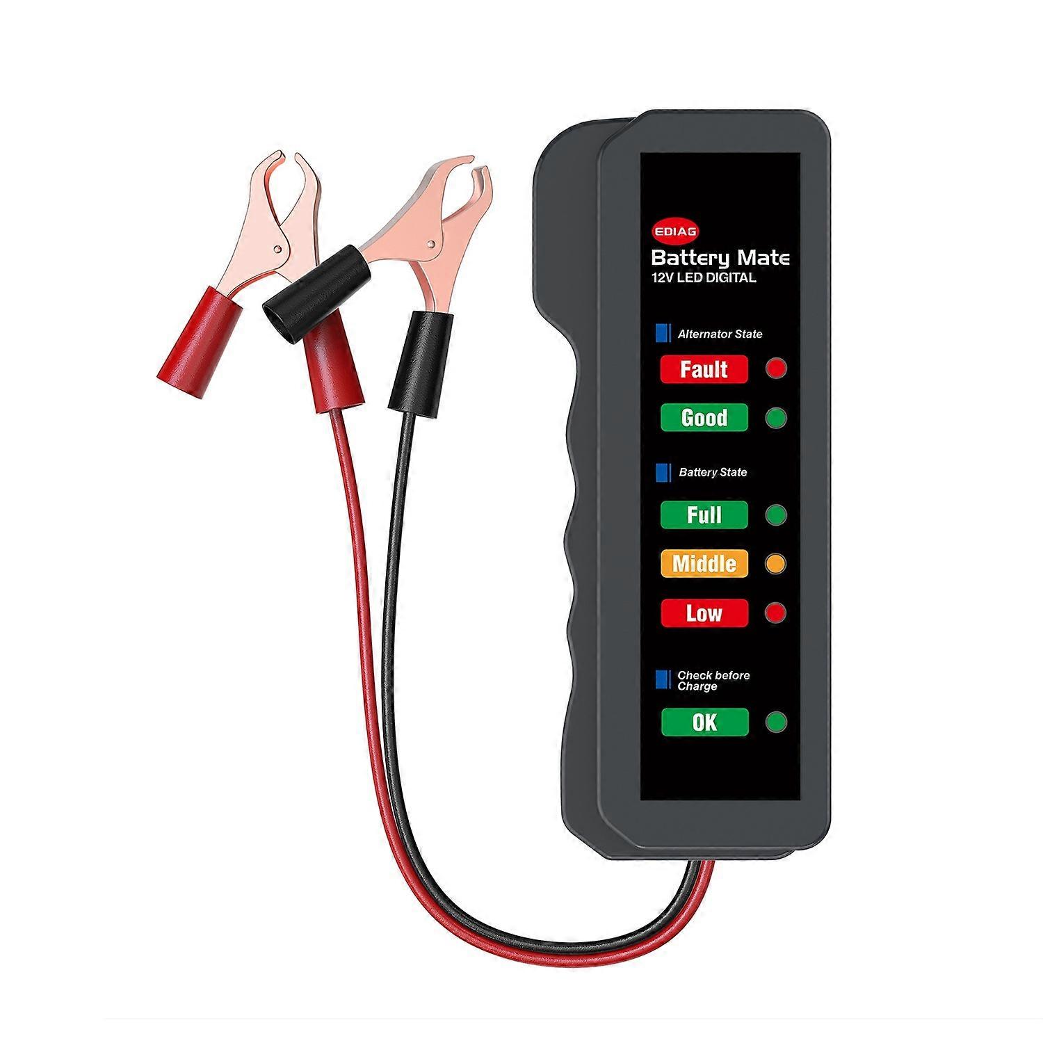 12V Battery Tester Digital Alternator Detector Car Lighter Plug Diagnostic Tool ,Car battery tester battery tester 12V battery tester