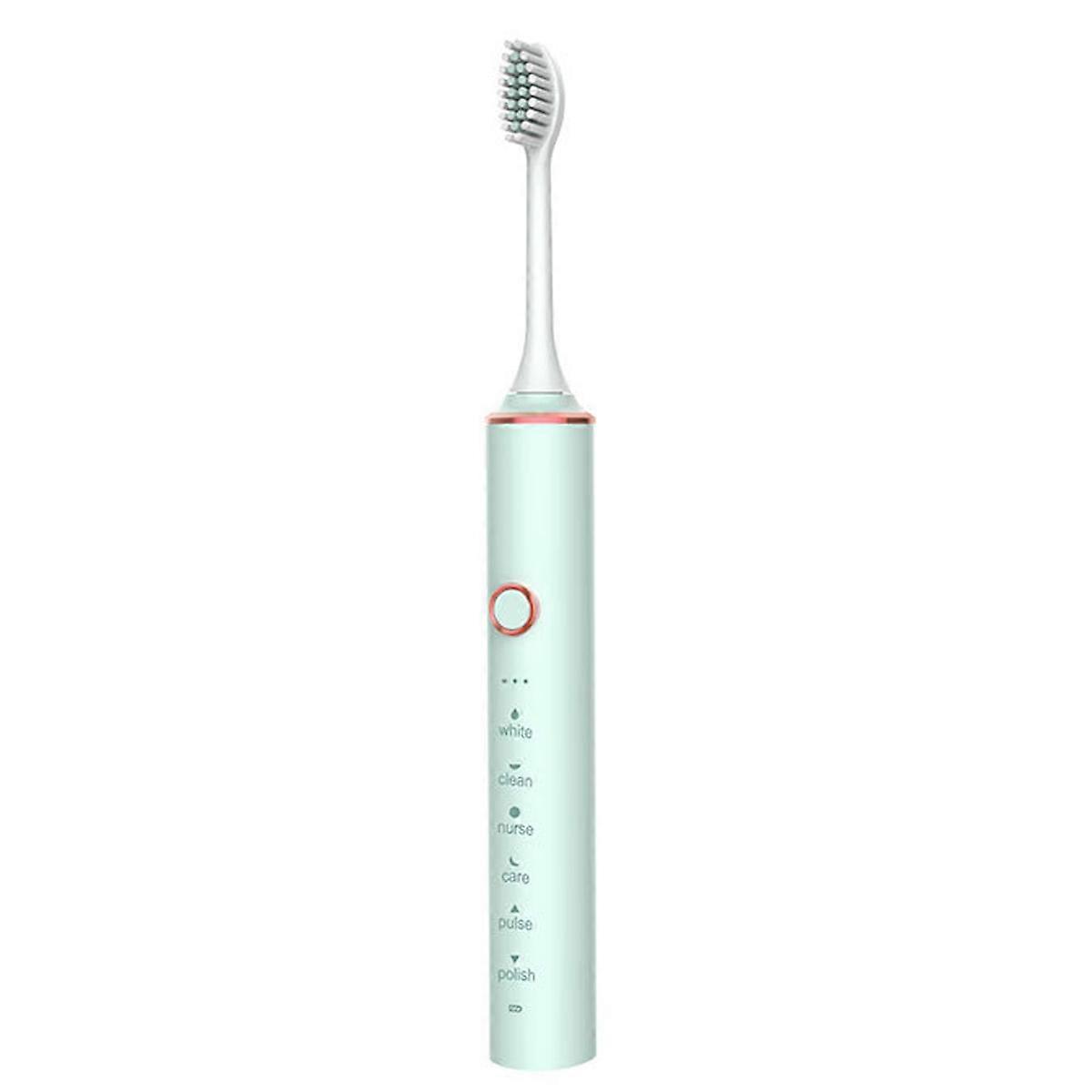 Ultrasonic Electronic Toothbrush with 6 Modes and Smart Timer - for Men and Women - Clean Teeth and Gums Effectively