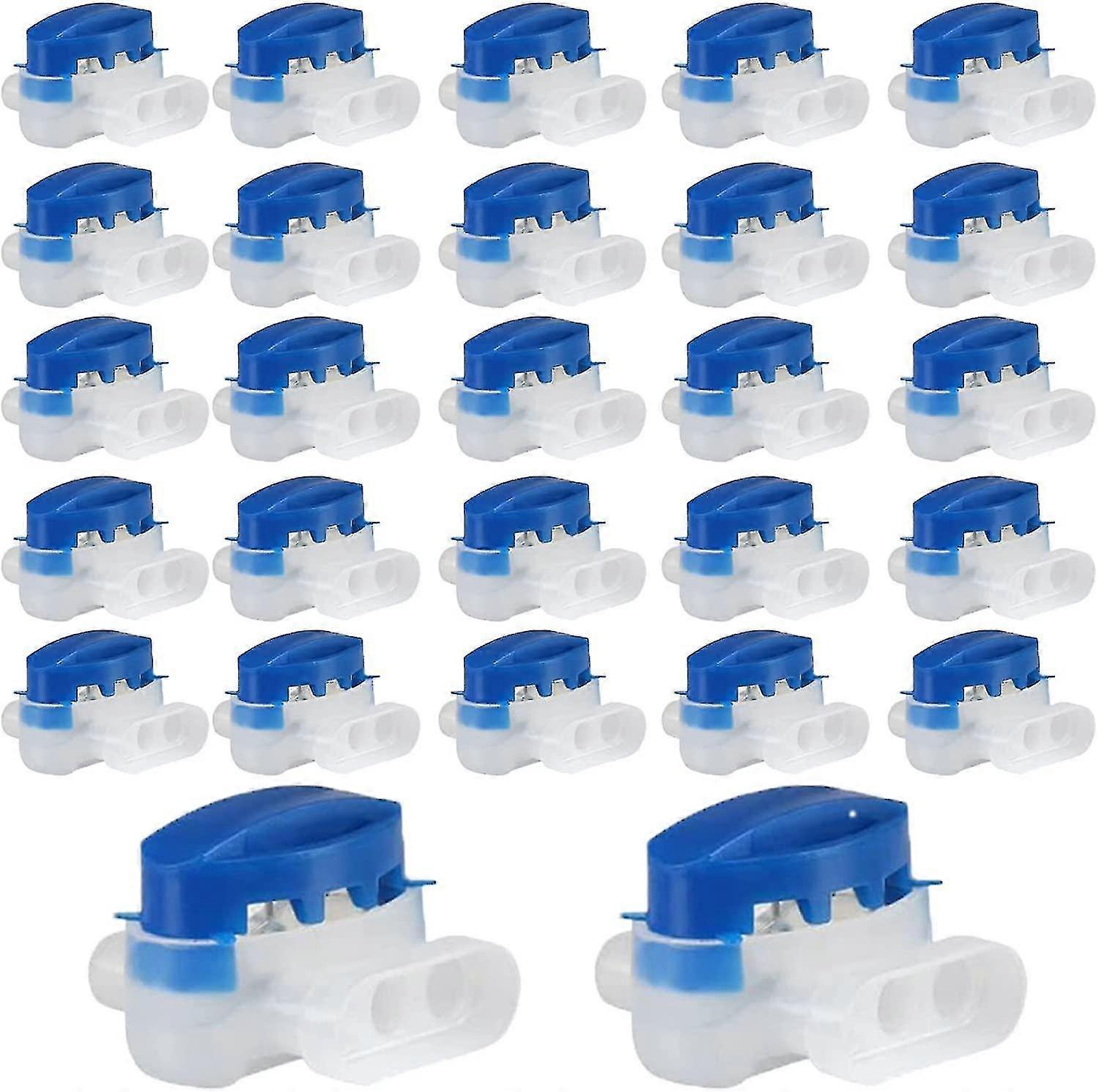 40 Pcs Resin Gel-filled Robot Lawn Mower Cable Connectors, 314 Waterproof Connectors For Automower Robot Lawn Mower Connectors- Waterproof, Safe, No S