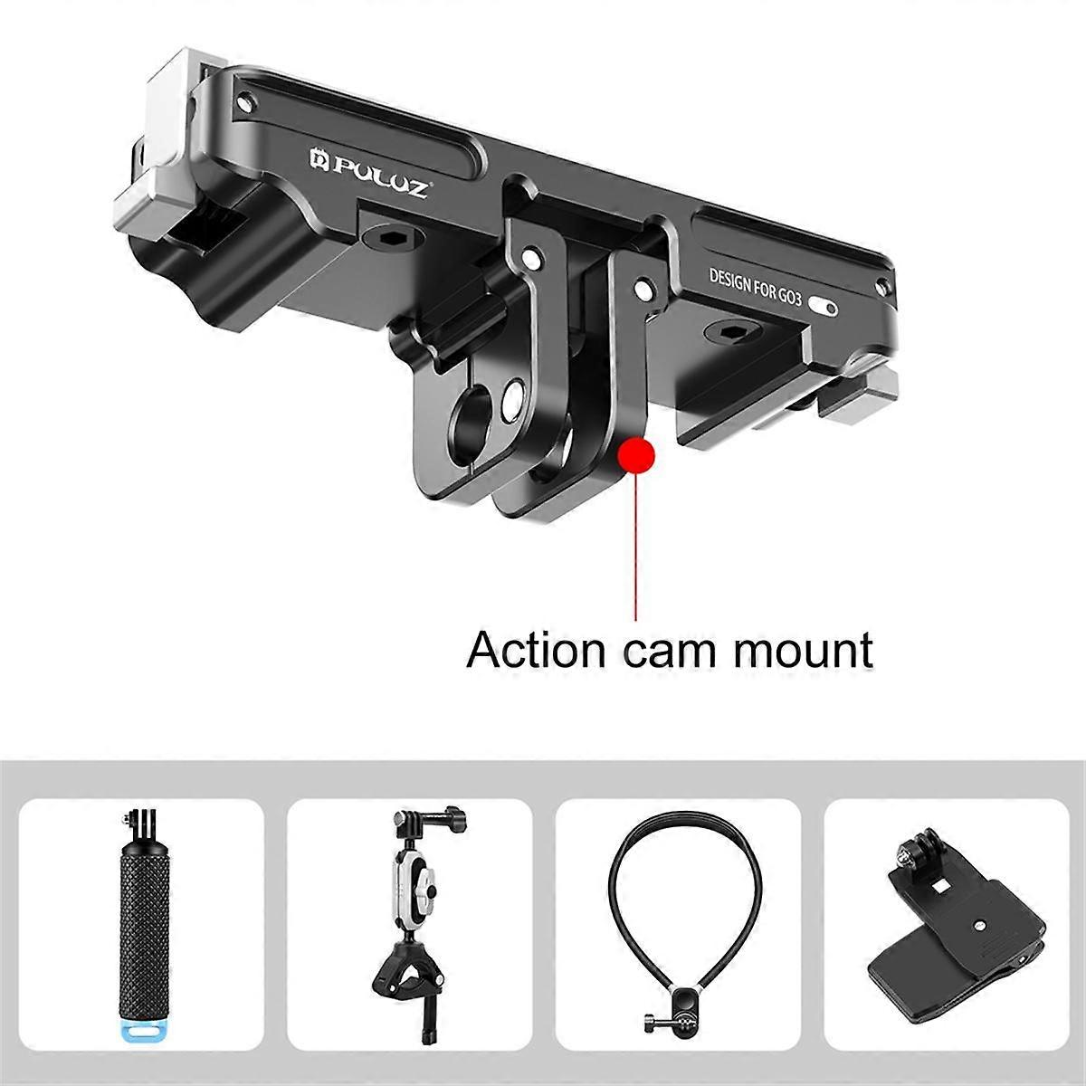 Plastic Camera Dock for GO3 Thumb Camera Magnetic Quick Release Base Stand Sports Camera Accessori
