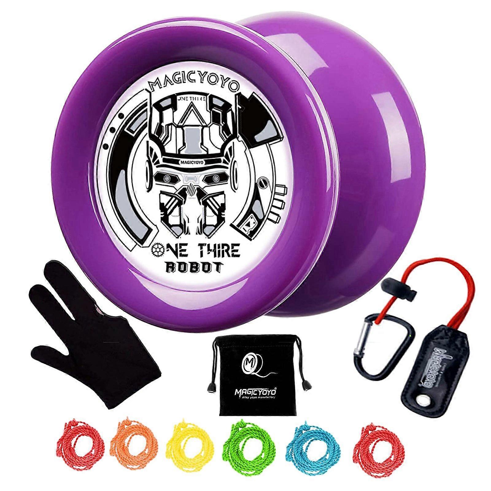 Looping Yoyo Responsive Yoyo D2 ONE Third Ball Yoyo Axle Super Durable Kids Yoyo,Glove,Strings