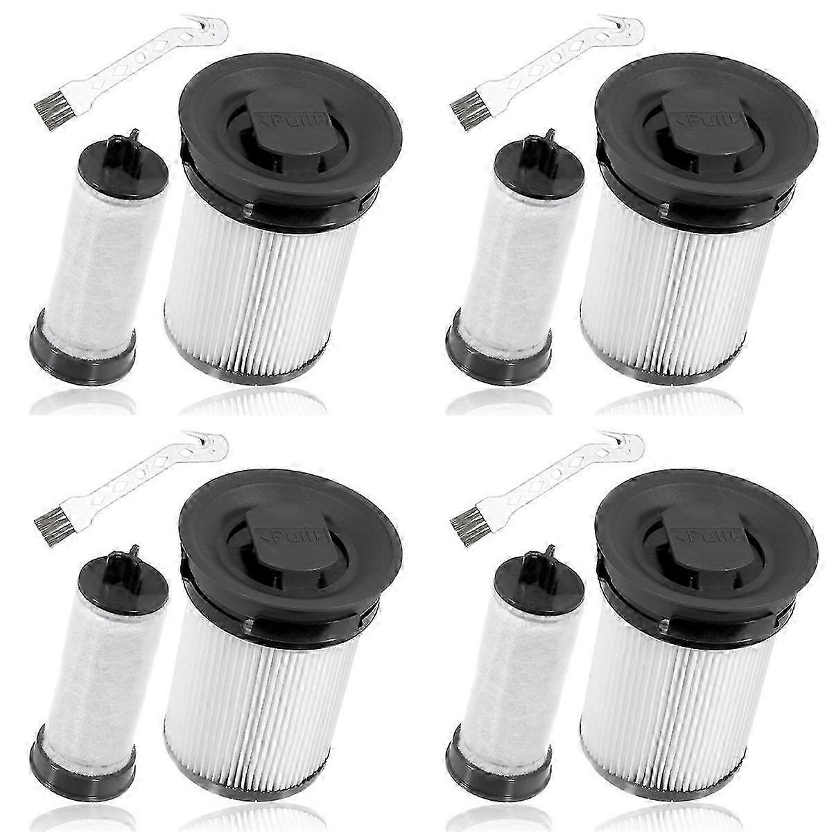 8 PCS Replacement Parts Hepa Filters Compatible suitable for Triflex HX1 Bagless Stick Vacuum Cleaner Access