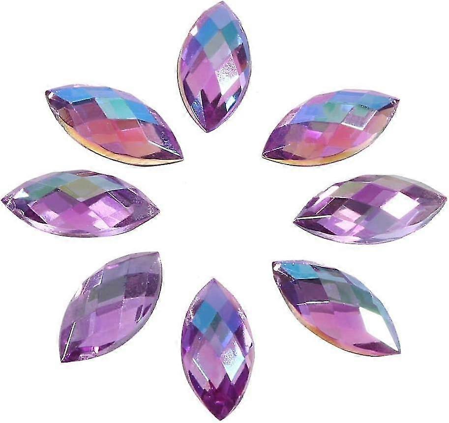 500pcs Kristall Strass Pferd Auge Form Ab Edelsteine Acryl Strass 715mm Geschenk Y