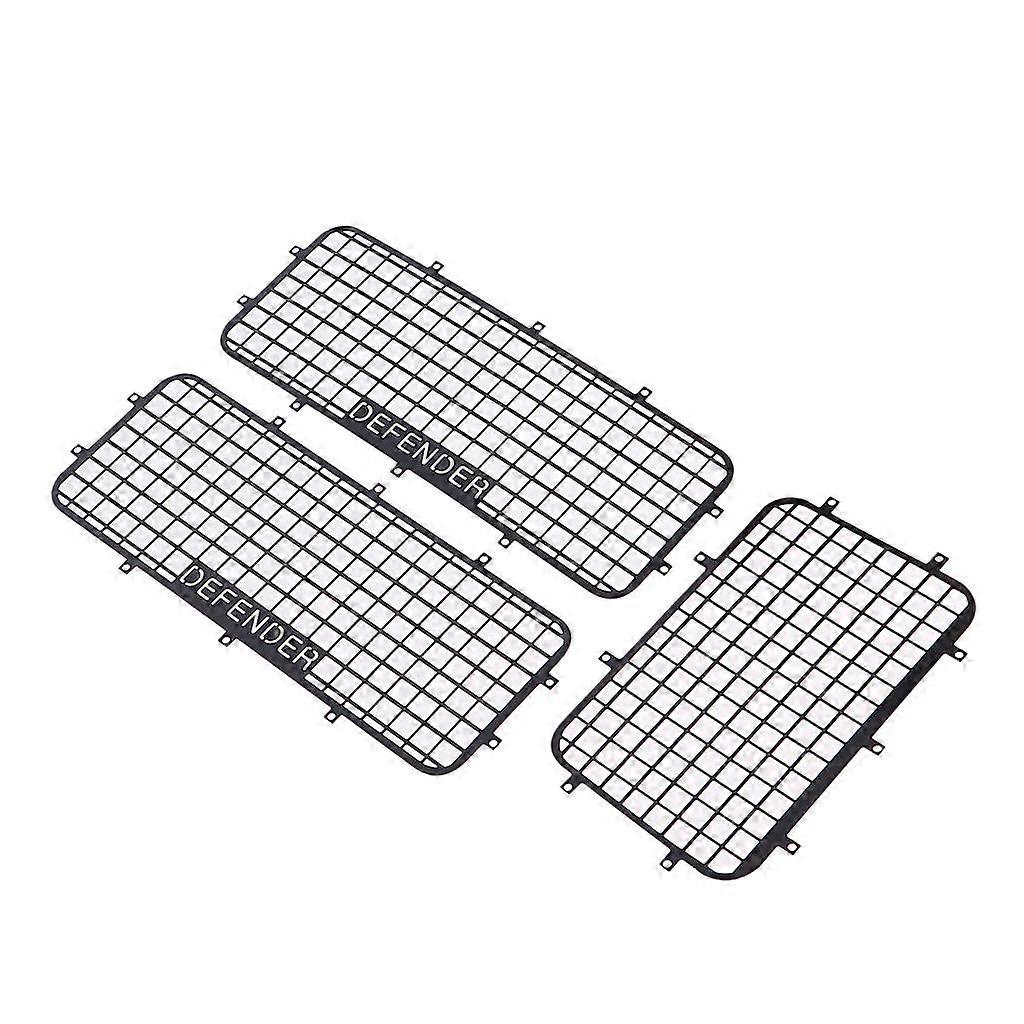 2x Metal Window Protective Mesh Net Defender for 1/10 4 Guard Black