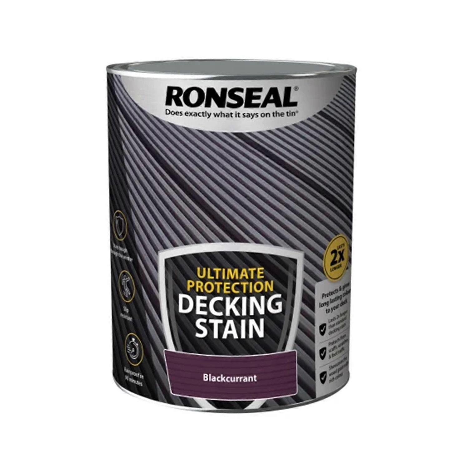 Ultimate Protection Decking Stain Blackcurrant 5 litre